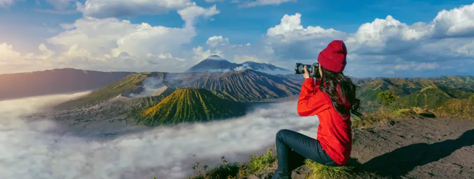 Endonezya Bromo Dağı