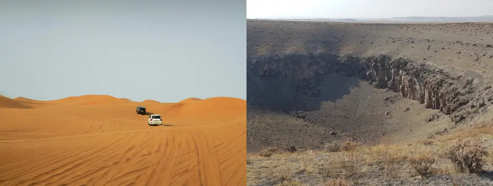 Dubai Çölü ve Karapınar Çölü