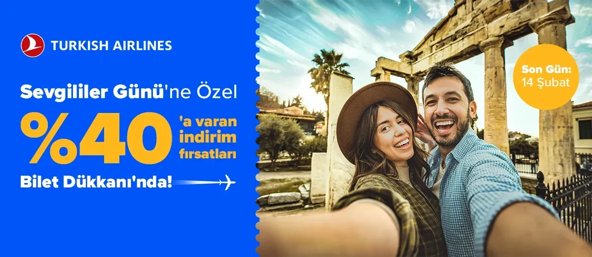 Sevgililer Gününe Özel %40'a Varan İndirim Fırsatı!