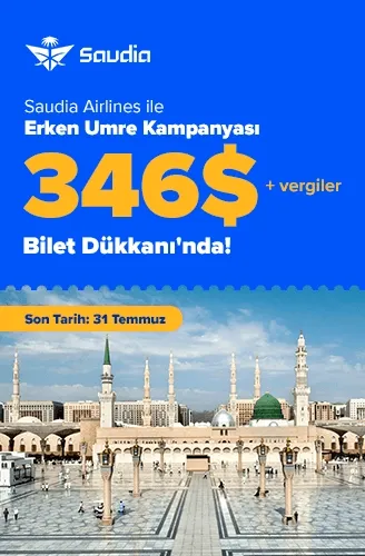 Saudia Airlines ile Erken Umre Fırsatı Seni Bekliyor!