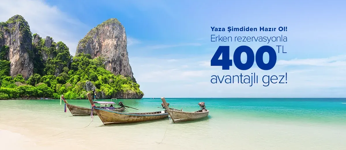 Yaz Biletini Şimdi Al, 400 TL Daha Ucuza Uç