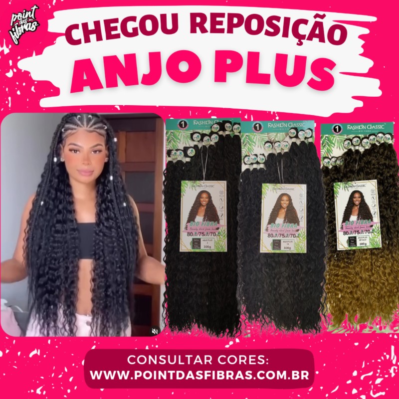 Cabelo Bio Fibra Anjo Plus Fashion Classic - Fashion Line