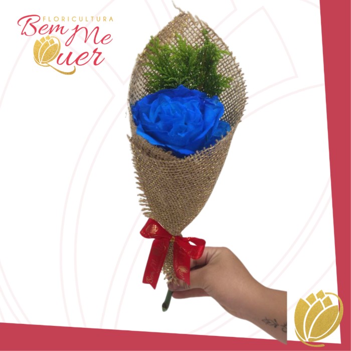 Rosa Rústica Azul