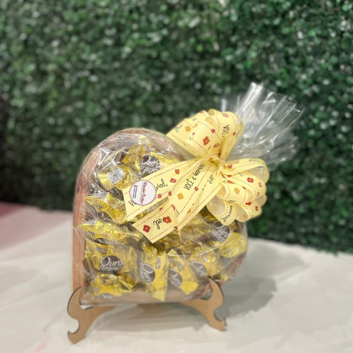 Coração com bombons pequeno