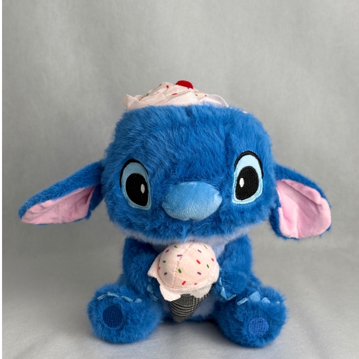 Stitch segurando sorvete 20cm