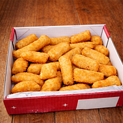 250 Salgadinhos Fritos de festa de 20g Cada - 5kg no total