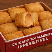Salgadinhos Fritos (20g):20 Risoles de Pizza