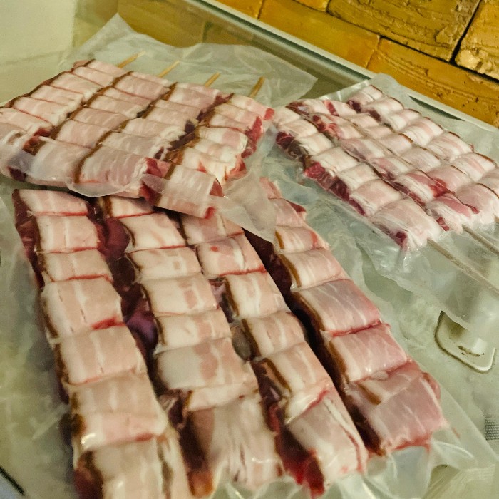 PACOTE DE ALCATRA COM BACON 4UN