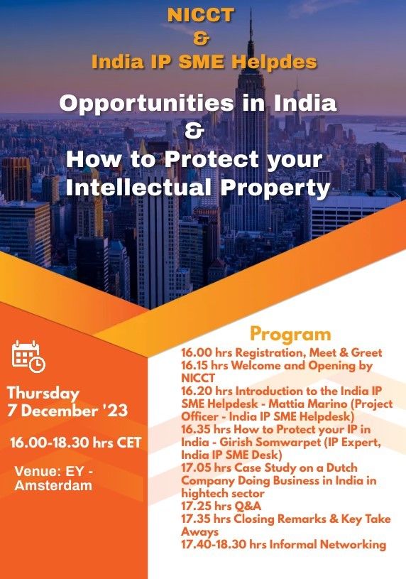 Opportunities in India & How to Protect your IP