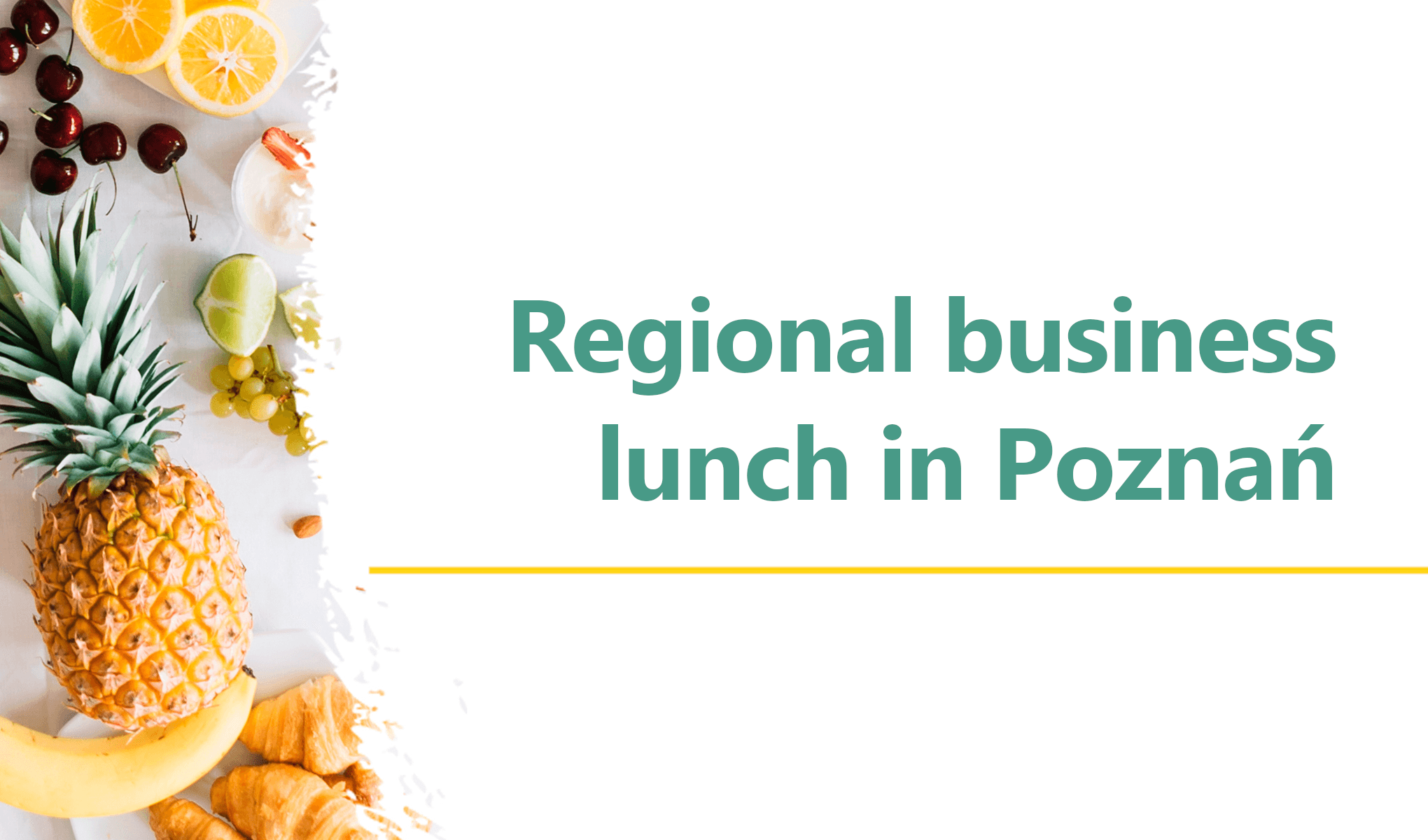 Regional business lunch in Poznań
