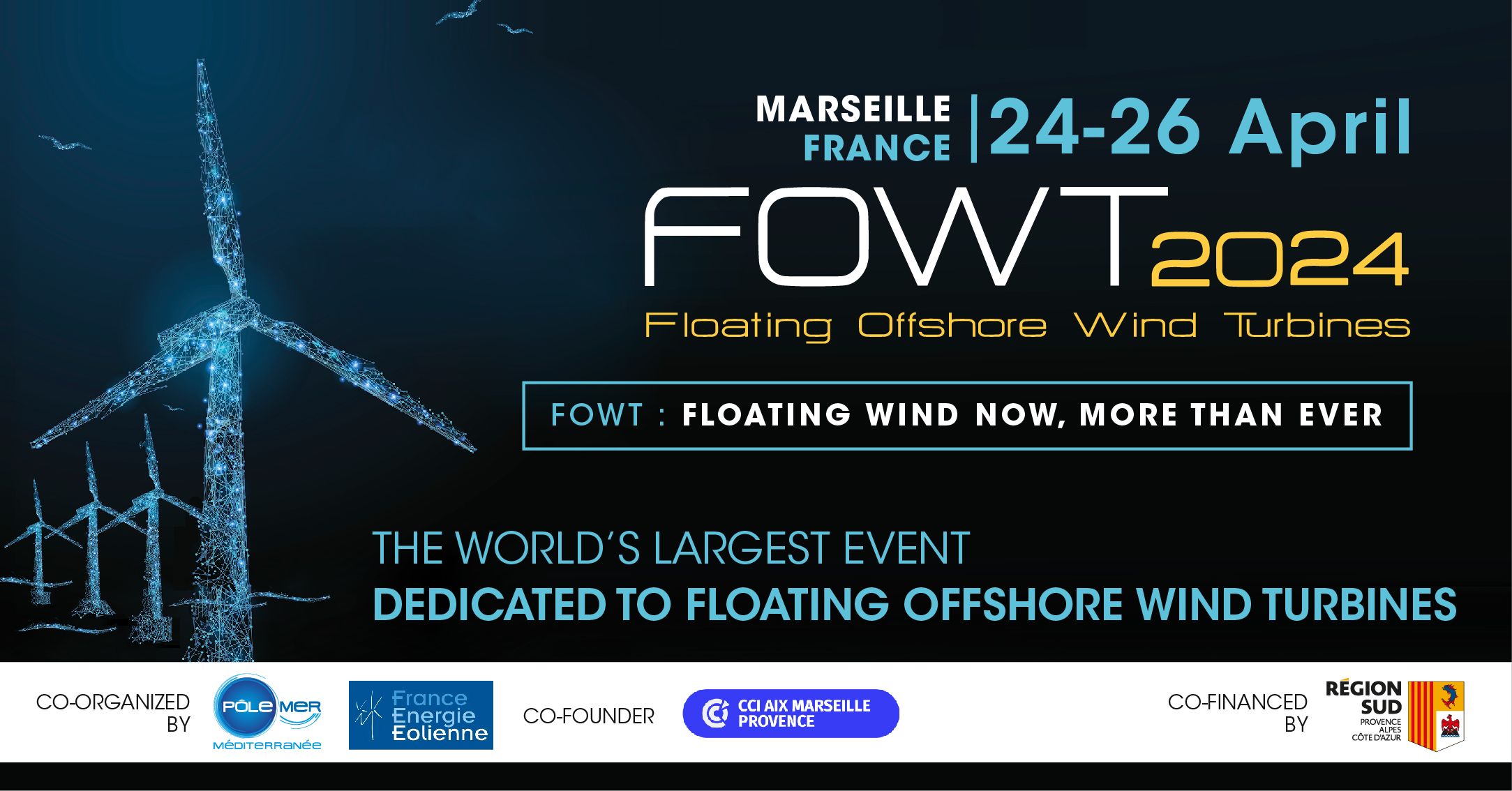 Nederlandse deelname aan Floating Offshore Wind Turbines (FOWT) in Marseille