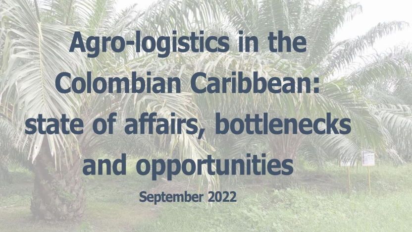 Agro-logistics in the Colombia Caribbean: state of affairs, bottlenecks and opportunities