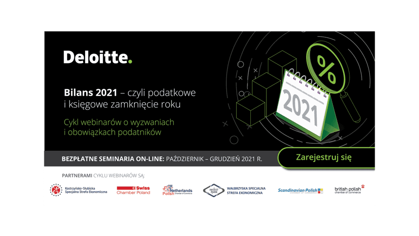 Deloitte webinars | 2021 Balance Sheet: Annual Closing in Accounting and Taxes in Poland