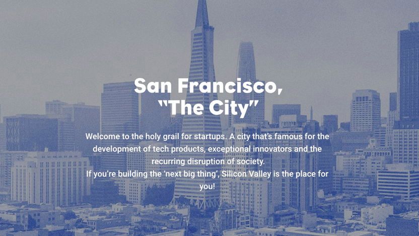 DutchSpirit: San Francisco, the Startup City