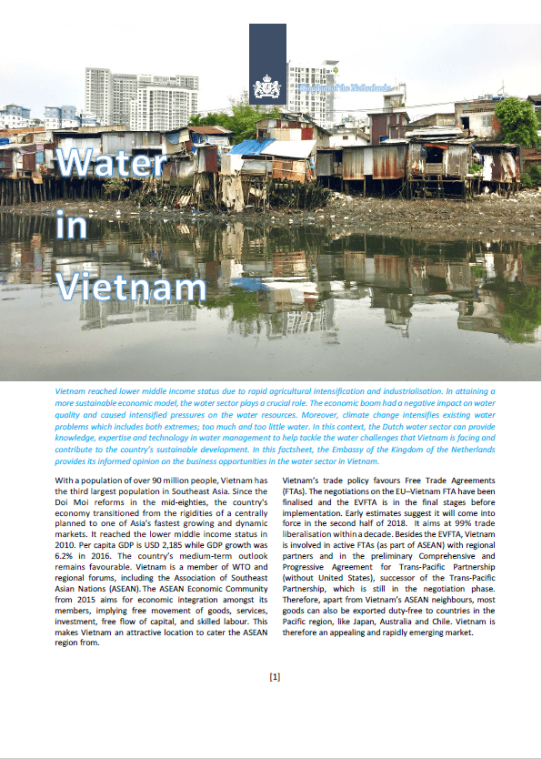 Factsheet Water in Vietnam