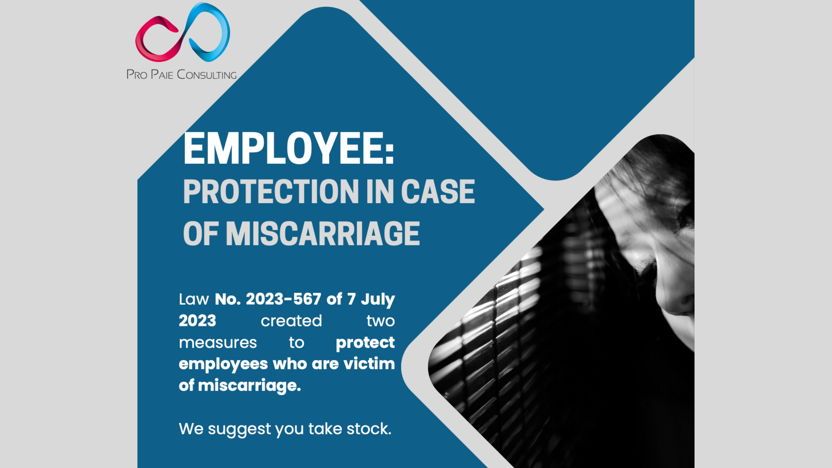 NLBC.FR | Employee: Protection in case of miscarriage