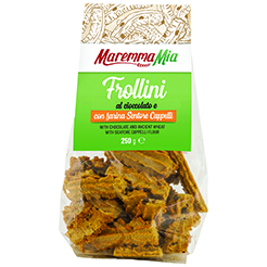FROLLINI AL CIOCCOLATO E GRANO ANTICO CON