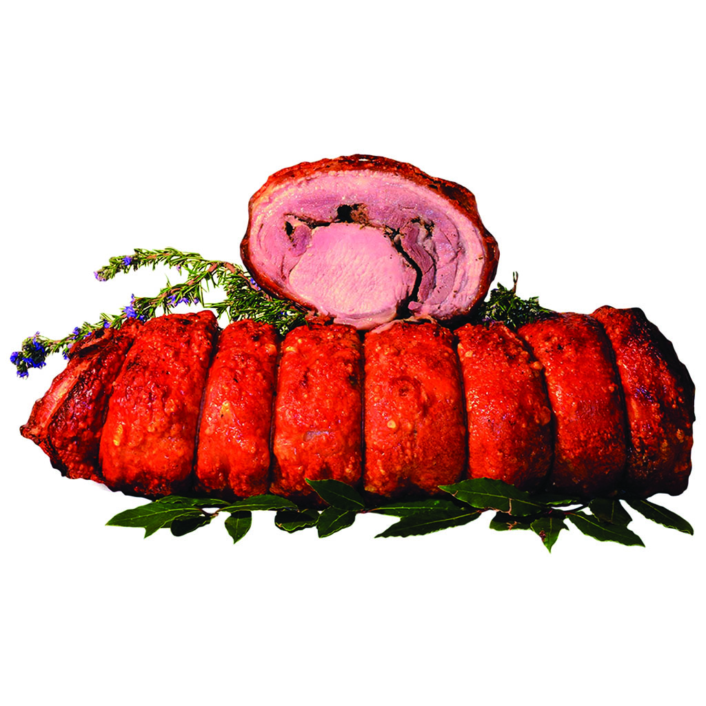 TRANCI DI PORCHETTA DI SUINO CIOLI, il kg