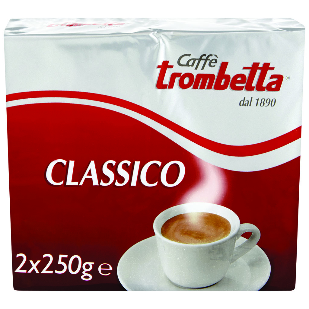 CAFFE TROMBETTA classica, 250 g x 2
