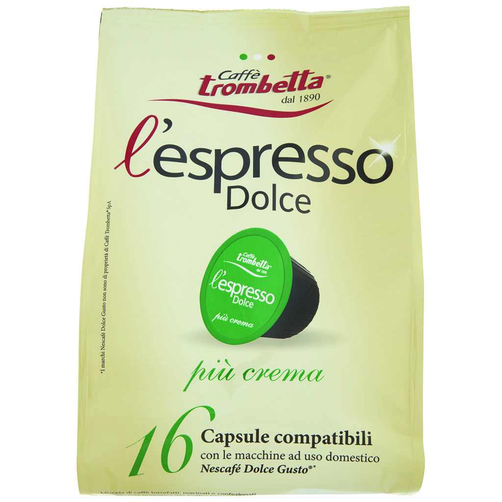 CAPSULE PER L ESPRESSO DOLCE PIU CREMA