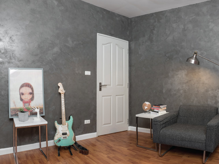 ผนังขัดมัน