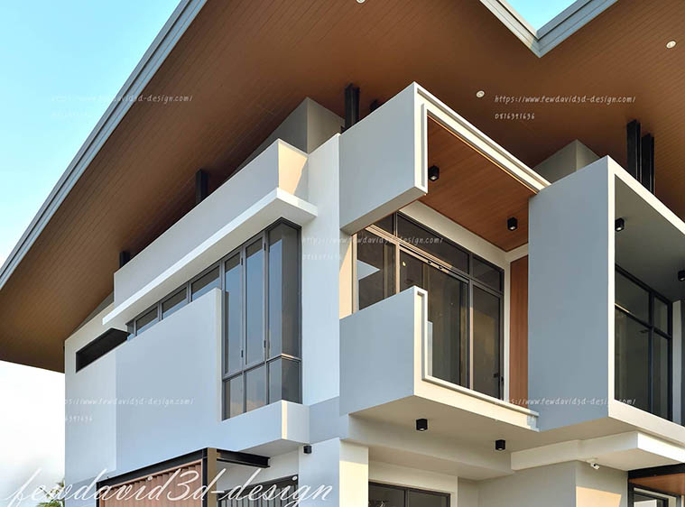 Fewdavid3d-Design-บ้านพักอาศัย2ชั้น-อำเภอวิเศษชัยชาญ-อ่างทอง-คุณกุลช