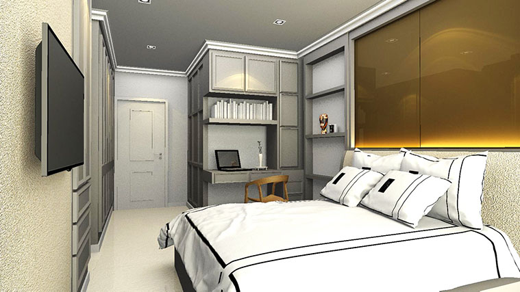 viroj-thamchanalert-ห้องนอน1-ห้องรับประทานอาหาร-นั่งเล่น