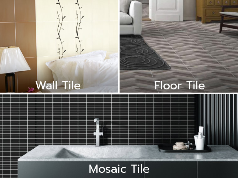 กระเบื้องเซรามิก กระเบื้องปูพื้น กระเบื้องผนัง