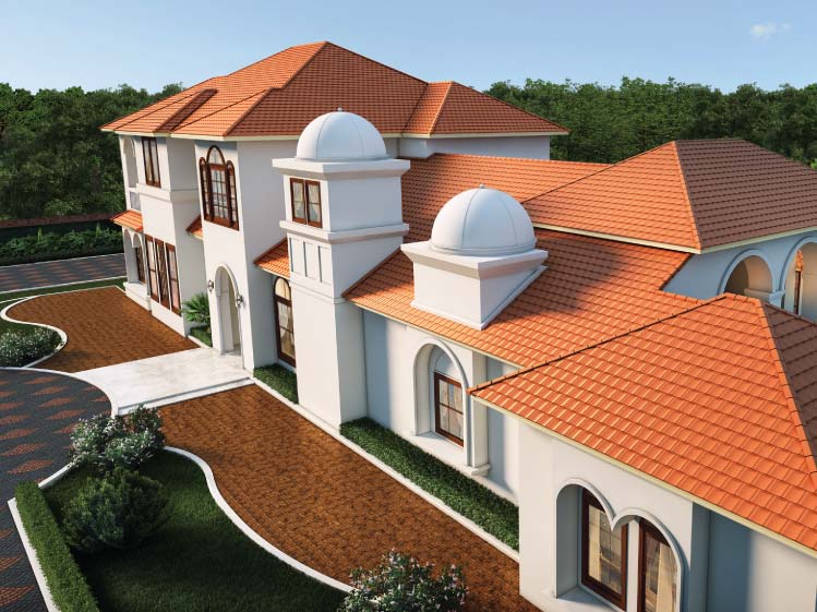 กระเบื้องหลังคาบ้านสไตล์คลาสสิก