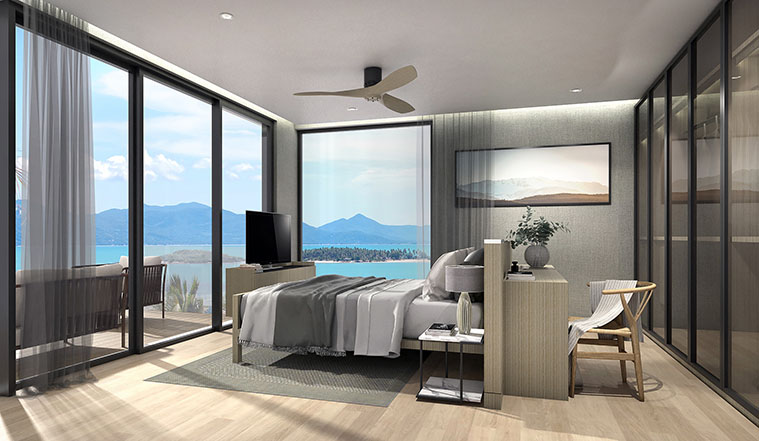 ห้องนอน-1-1st-floor-Mustter-Design-The-Bay-Pool-Villa-Samui