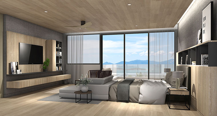 ห้องนอน-1-1st-floor-Mustter-Design-The-Bay-Pool-Villa-Samui