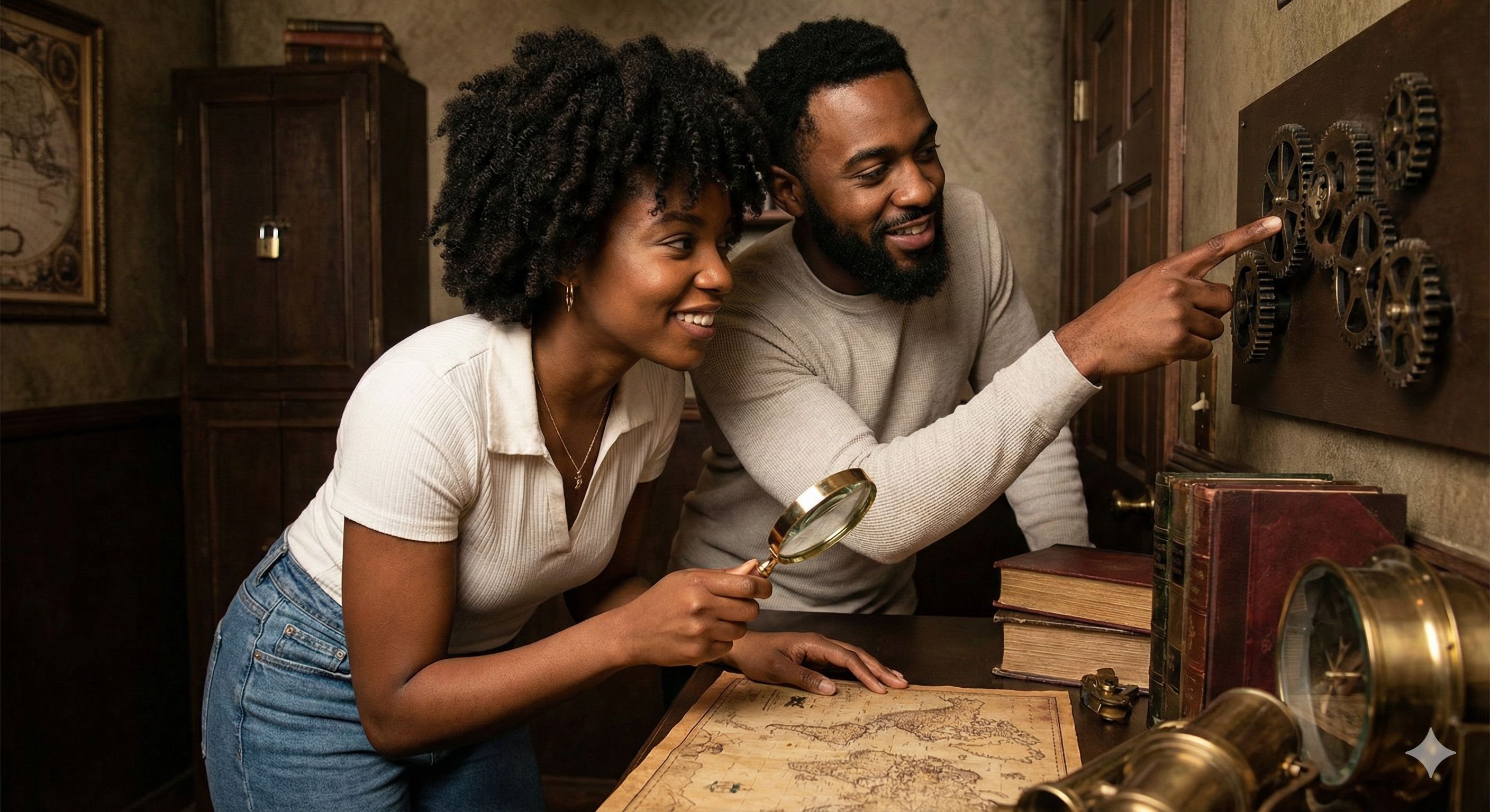 Challenge yourselves at an escape room for date night