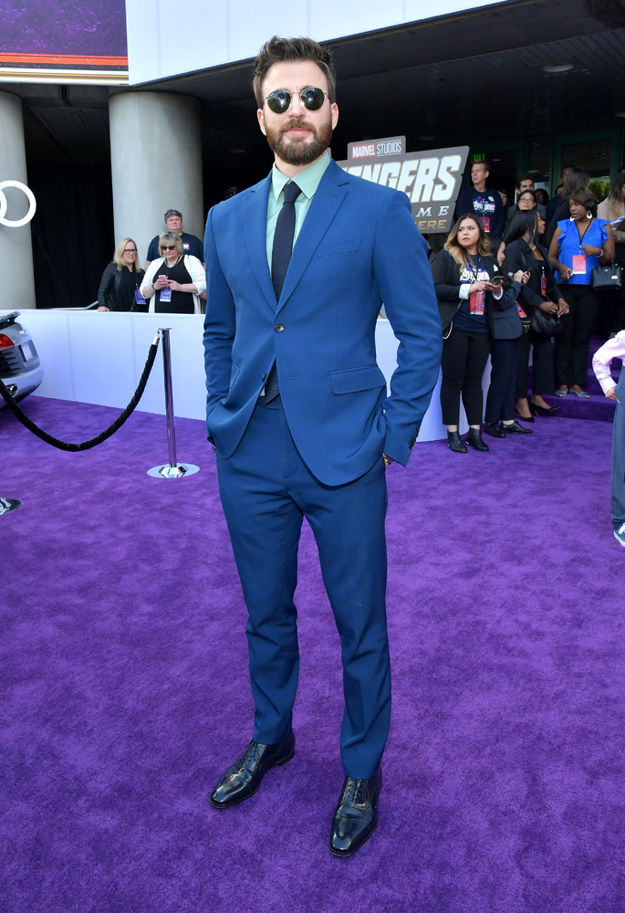 chris evans endgame premiere