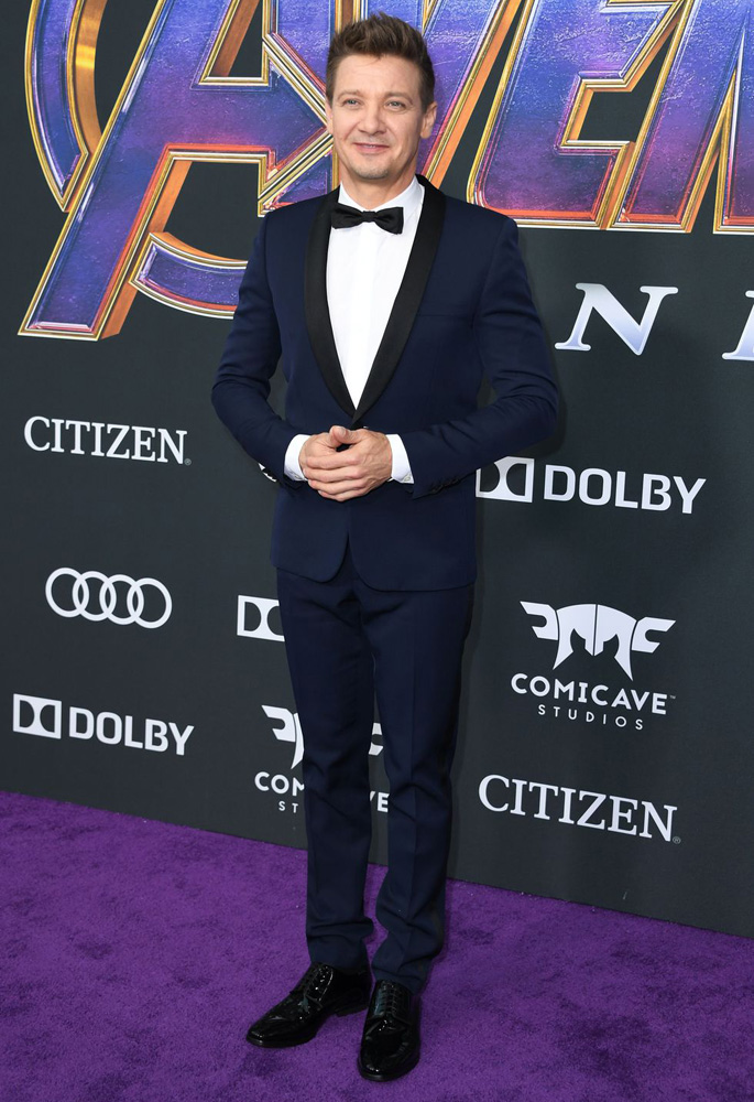 jeremy renner endgame premiere