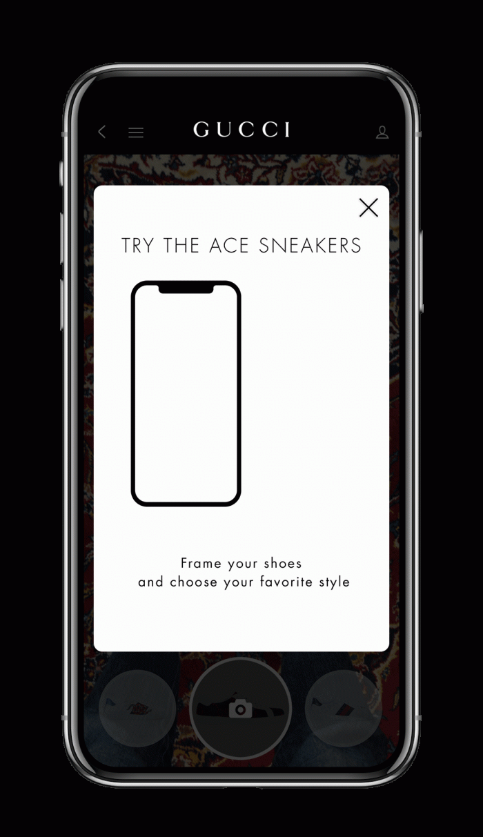 Gucci App instruction