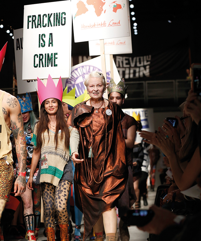 mode sustainable di Indonesia - elle indonesia - Vivienne westwood