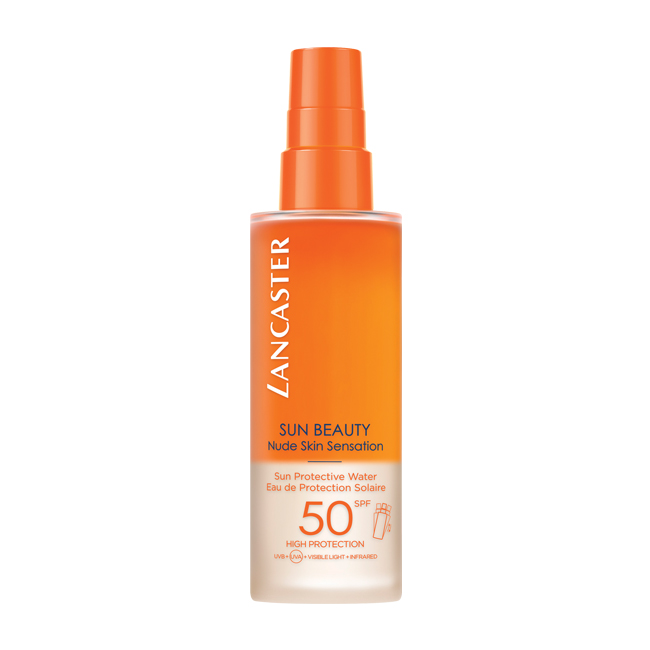 best sunscreen 2021 - Lancaster Sun Beauty Nude Skin Sensation Sun Protective Water SPF50