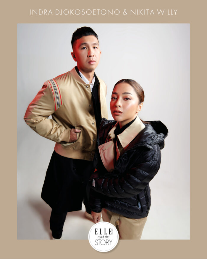 photography IFAN HARTANTO styling ISMELYA MUNTU wardrobe BURBERRY (Nikita Willy & Indra Dojokosoetono) for ELLE Indonesia February 2021