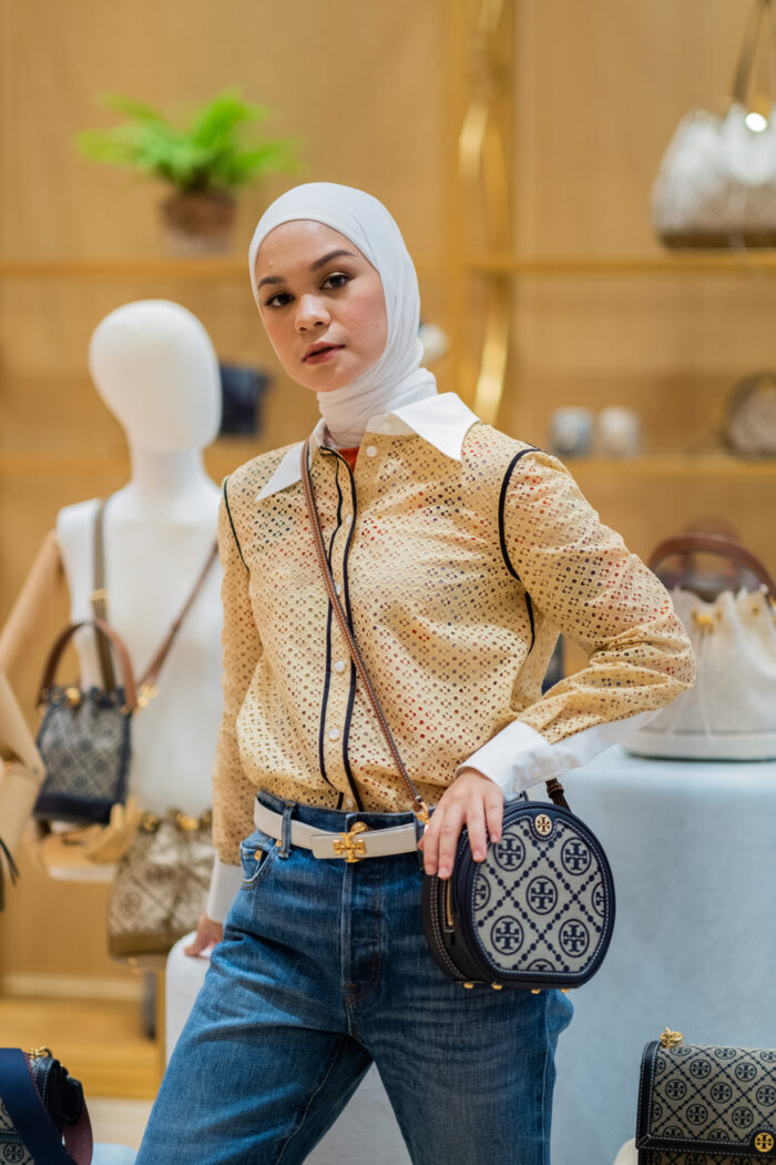 WHAT'S INSIDE HER BAG: MIKHA TAMBAYONG AND TORY BURCH T MONOGRAM