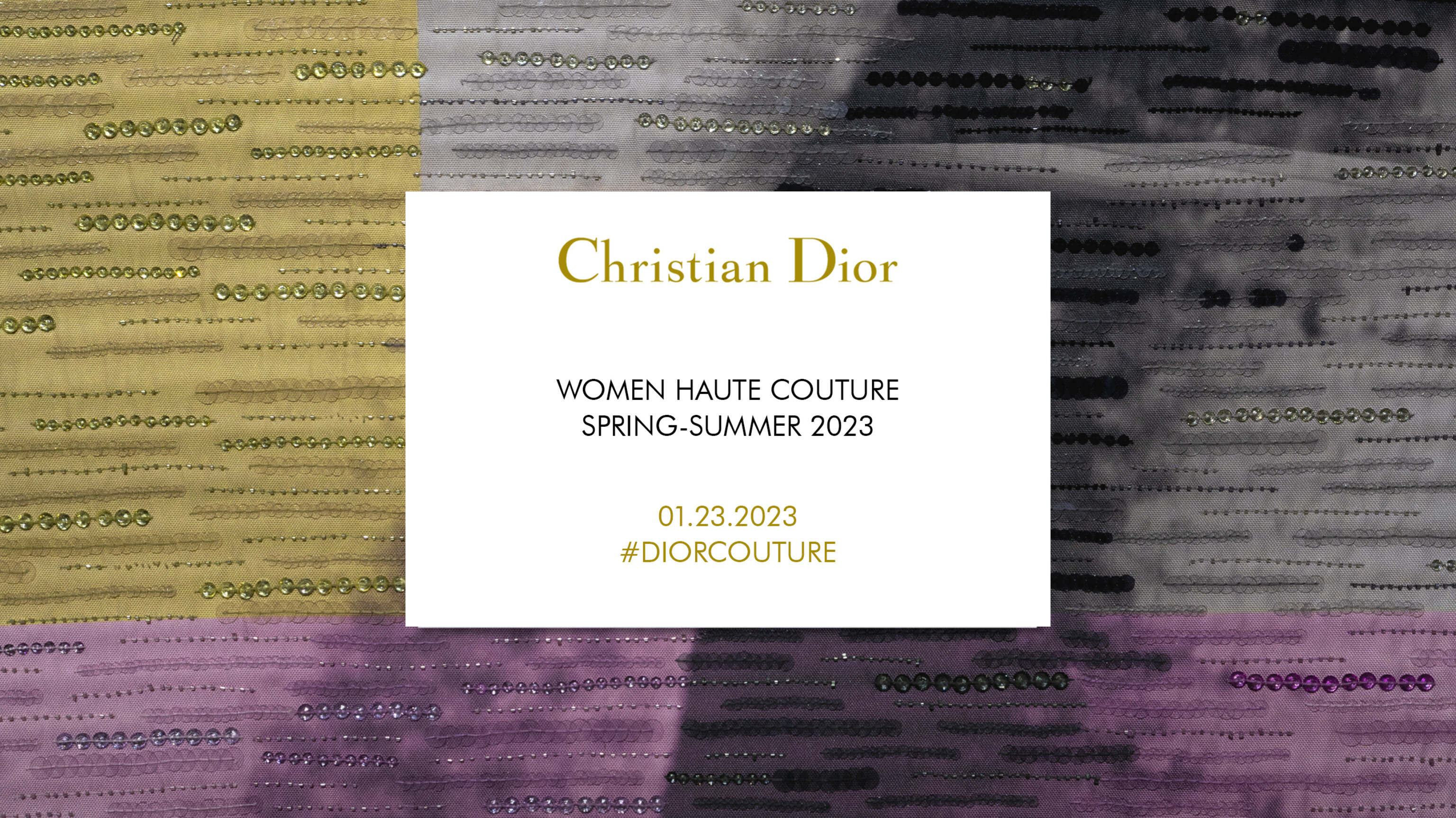 Haute Couture SS23: Dior Spring-Summer 2023 Haute-Couture| Live Streaming