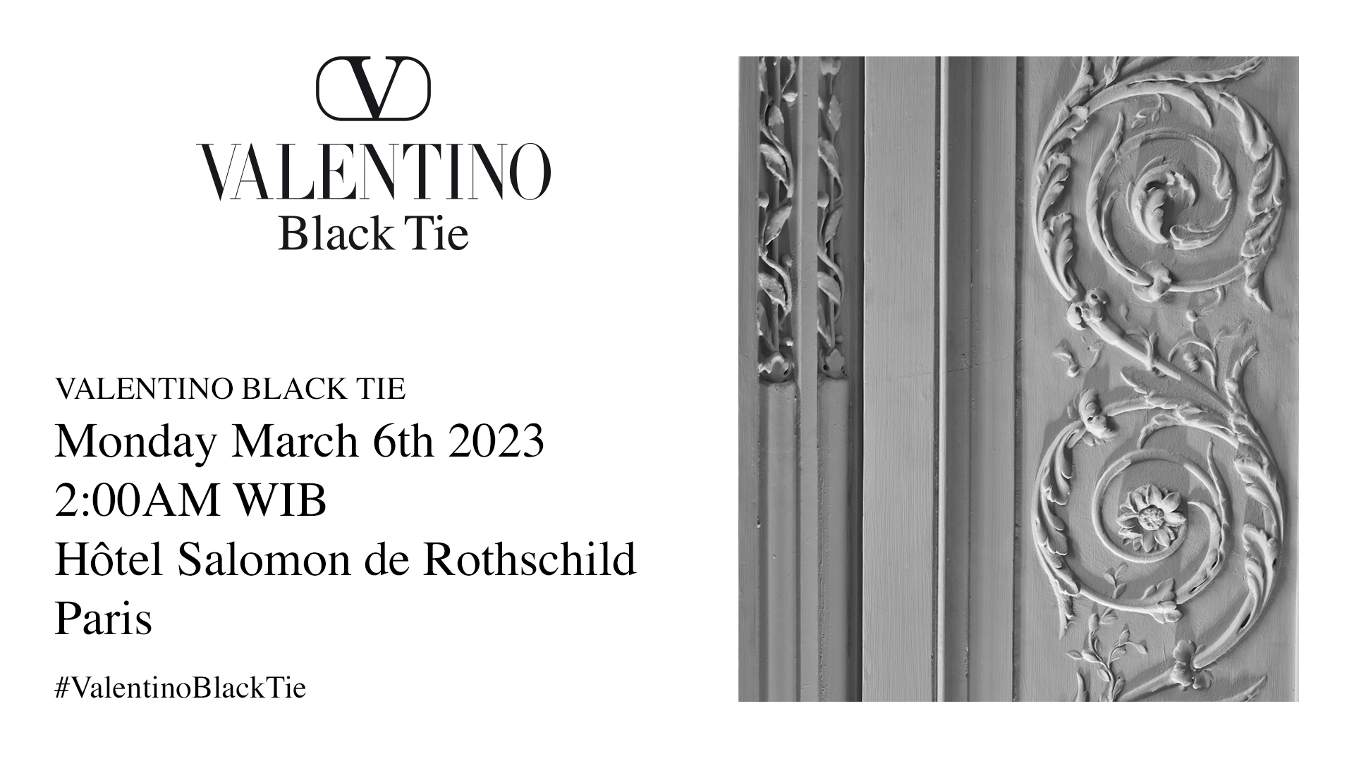 RTW FW23: Valentino #BlackTie Fall Winter 2023 Collection | Live Streaming