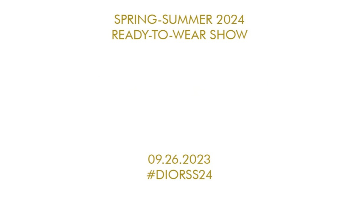 RTW SS24: Dior Spring-Summer 2024 Ready-To-Wear Show | Live Streaming