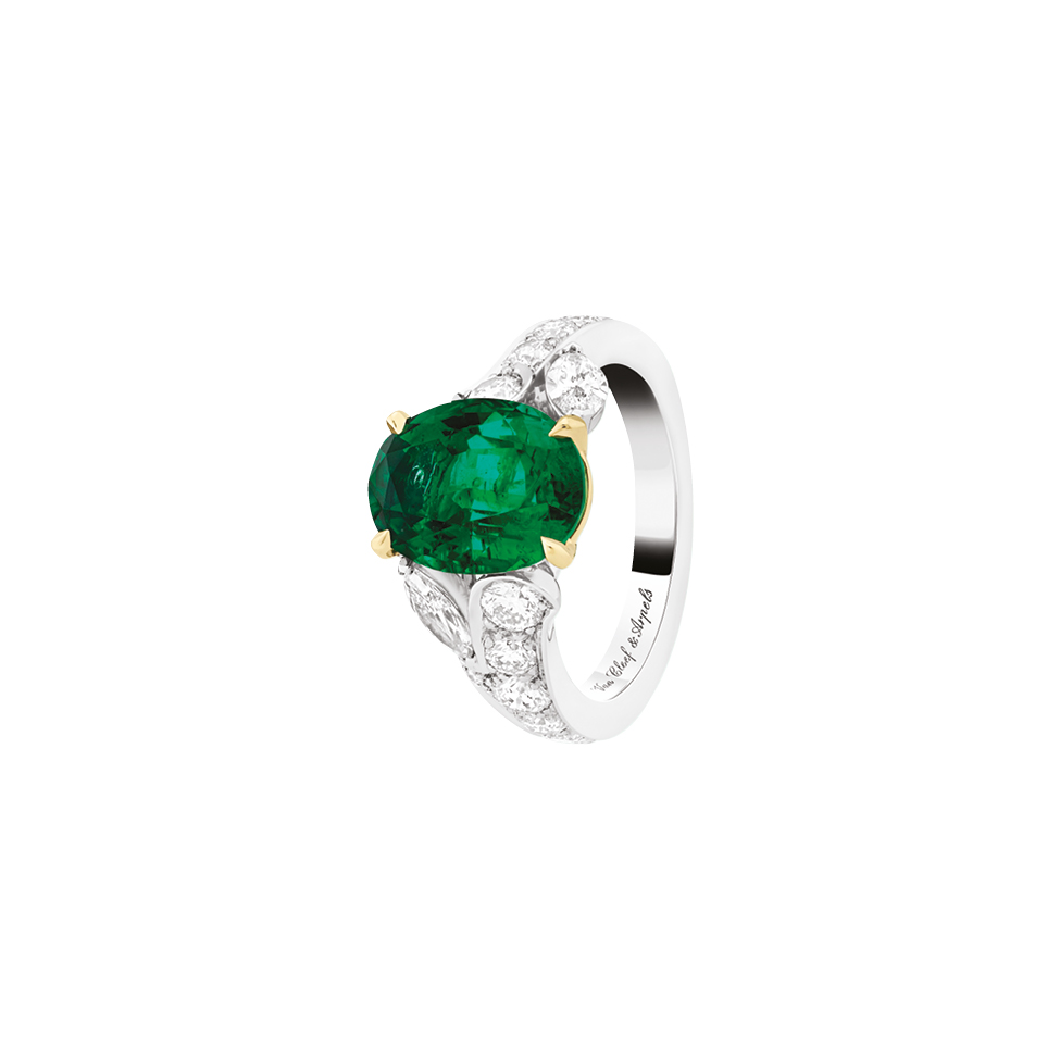 Jasmine Solitaire Ring, Van Cleef & Arpels