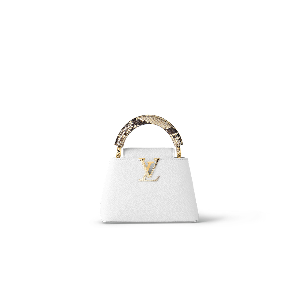 Louis Vuitton Capucines Mini Python Handbags