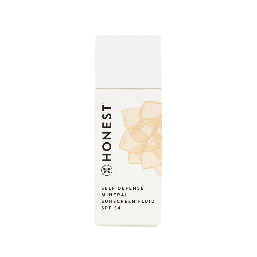 Honest Beauty Self  Defense Mineral  Sunscreen Fluid SPF 34