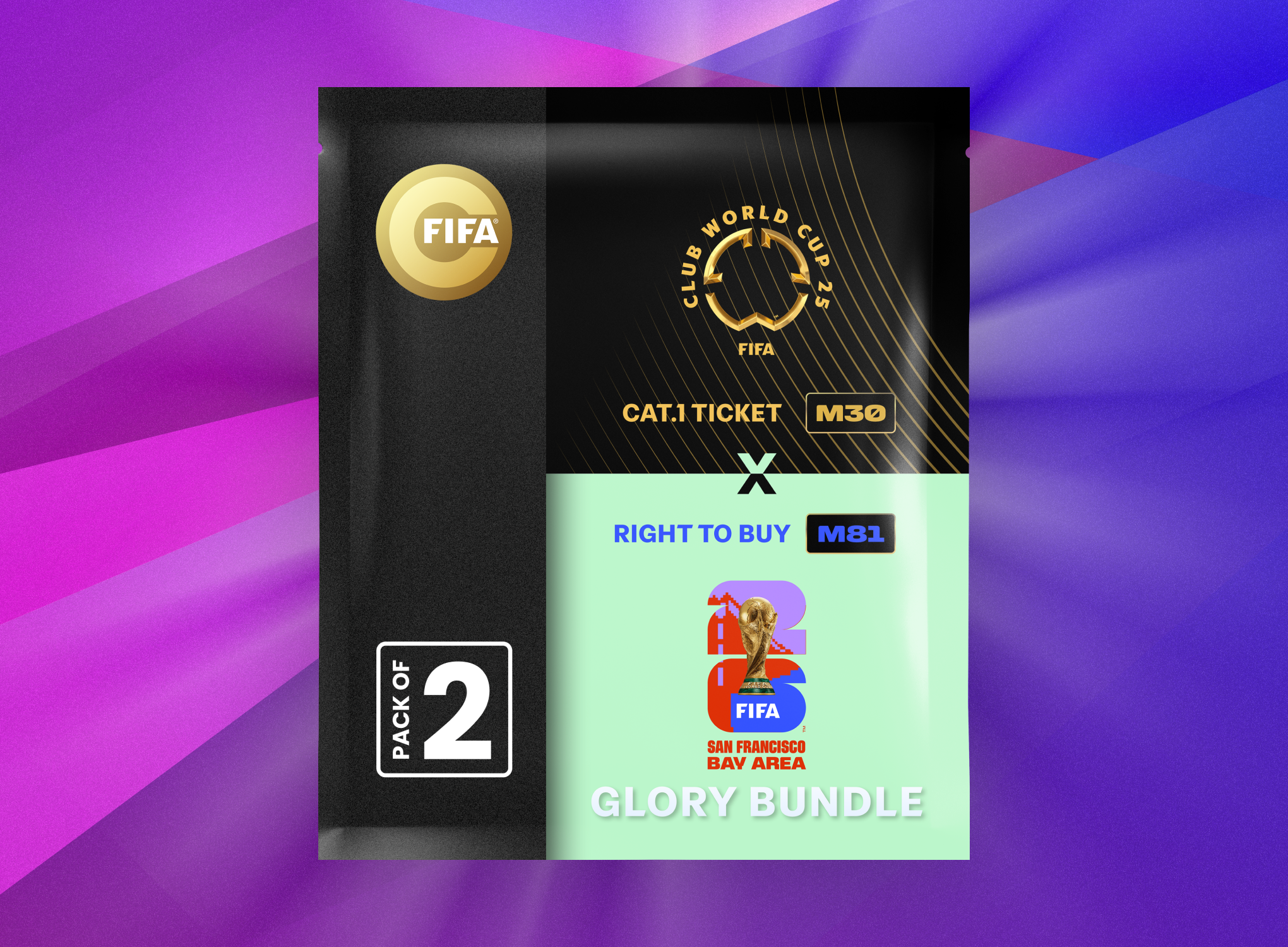 Glory Bundle: Ticket FIFA Club World Cup 2025™ M30 + RTB M81 FIFA