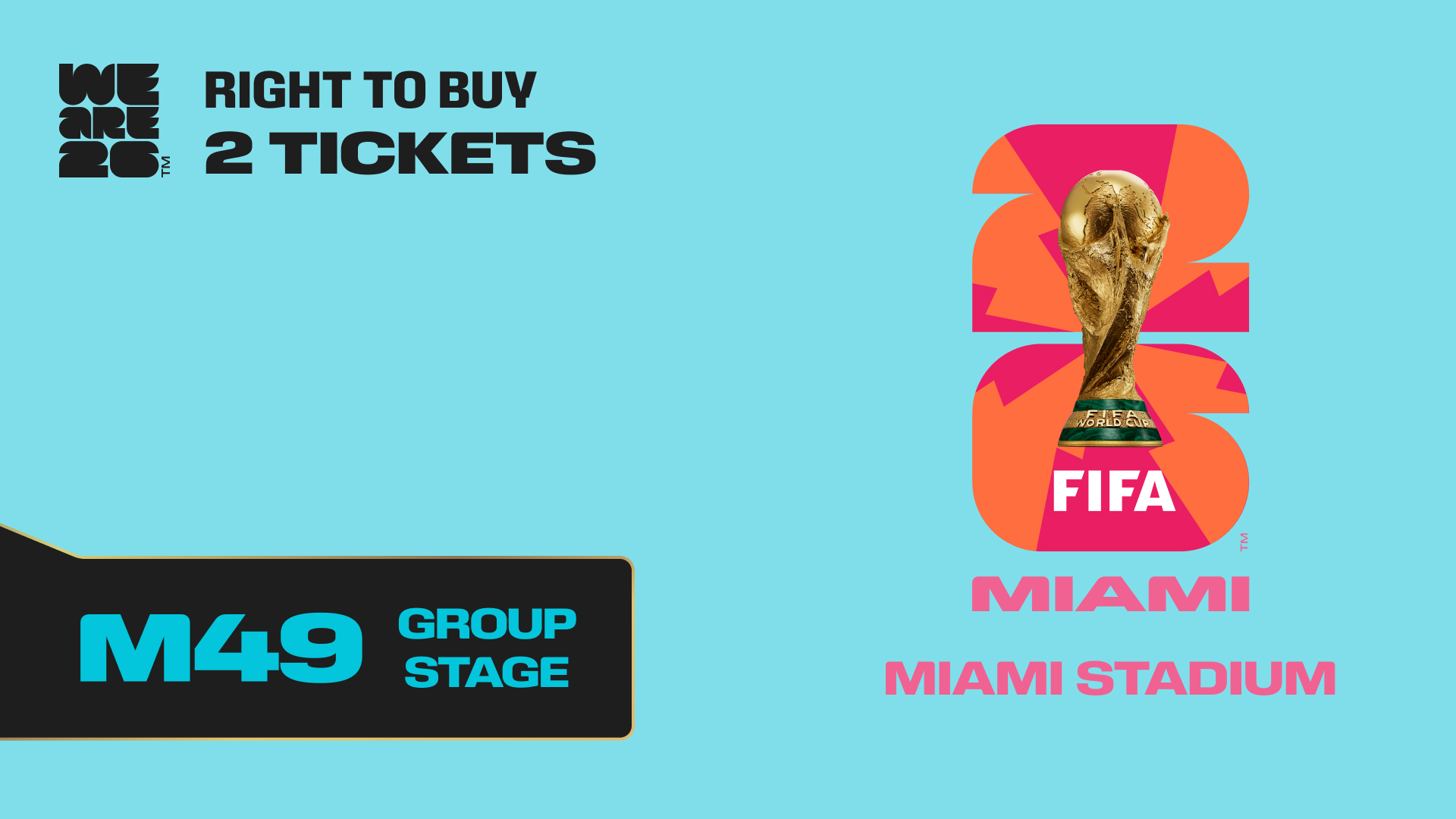 City Glory Bundle Miami: RTB M49 FIFA World Cup 26™