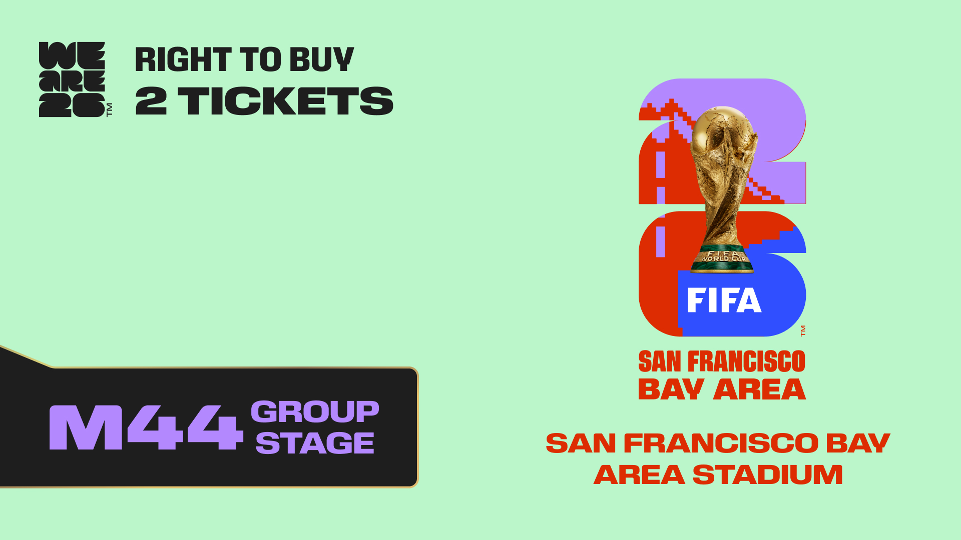 City Glory Bundle San Francisco: RTB M44 FIFA World Cup 26™ - FIFA