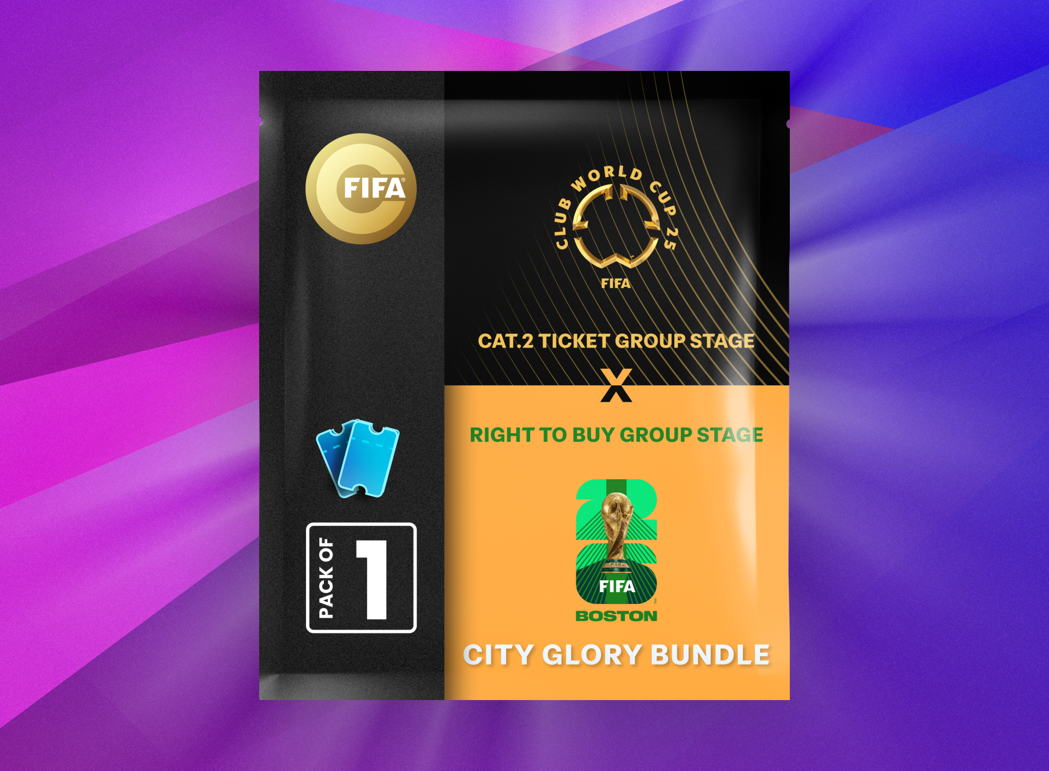 Combo Reward: 2X Tickets FIFA Club World Cup 2025™ M13 + RTB M45