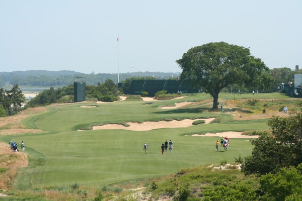 Fairway width: 18th at Sebonack